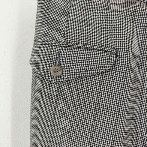 ビルブラス BILL BLASS ロケットTALON チェック 2タック スラックス メンズ