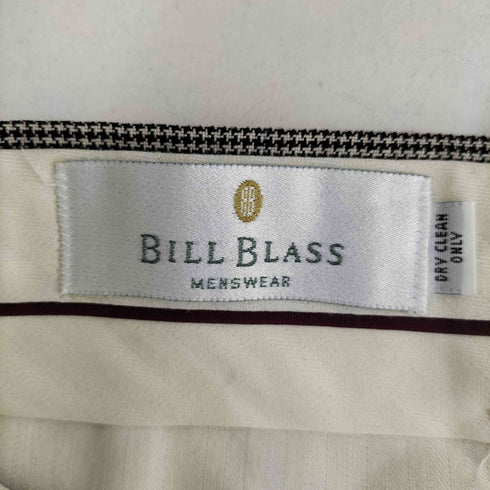 ビルブラス BILL BLASS ロケットTALON チェック 2タック スラックス メンズ