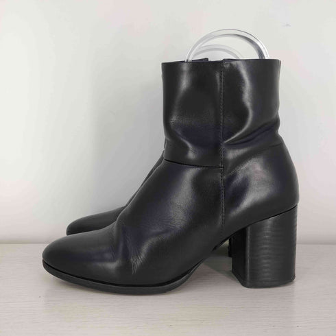 アダムエロペ Adam et Rope レザー ショートブーツ レディース JPN:36