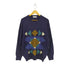 GRAND MONARCH ノルディック柄 ウールニット メンズ import:L