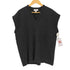 コス COS ボイルドウール オーバーサイズ ニットベスト メンズ import:M