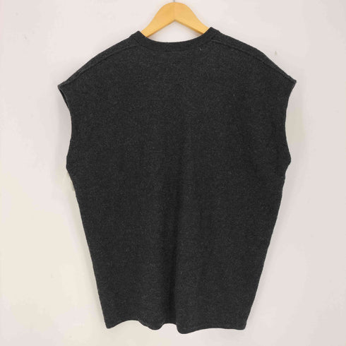 コス COS ボイルドウール オーバーサイズ ニットベスト メンズ import:M