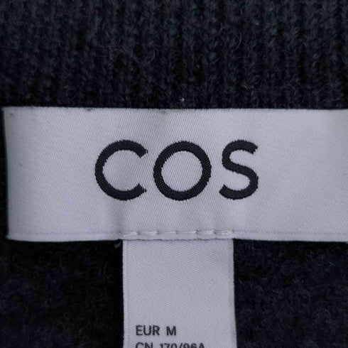 コス COS ボイルドウール オーバーサイズ ニットベスト メンズ import:M