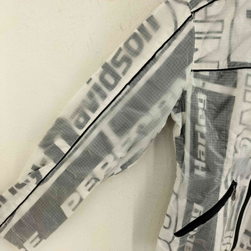 ハーレーダビッドソン HARLEY-DAVIDSON テキスト ジップアップ ジャケット メンズ import:M