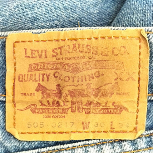 リーバイス Levis 1989年8月製造 ボタン裏刻印359 505-0217 ストレートデニムパンツ メンズ W30L34