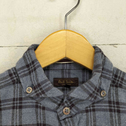 ポールスミスコレクション Paul Smith COLLECTION ボタンダウンチェックシャツ メンズ import:M