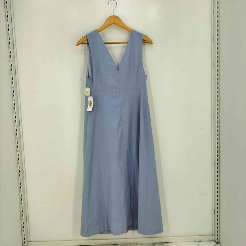 ノーリーズ NOLLEY’S Vネック ジャンパー ノースリーブ ワンピース レディース JPN:M