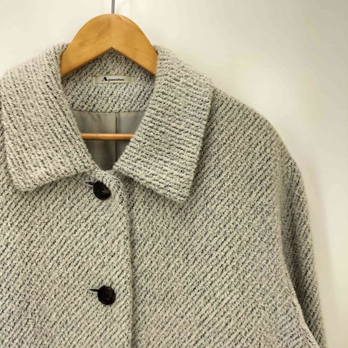 アクアスキュータム AQUASCUTUM ウール100%ロングコート レディース