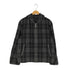 バーバリーブルーレーベル BURBERRY BLUE LABEL ホース刺繍 ウール チェック フーディ ジップアップジャケット メンズ