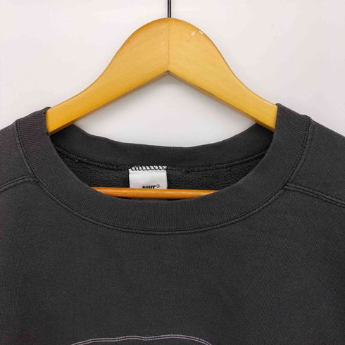 ナイキ NIKE 90S USA製 銀タグ フロントプリント クルーネック スウェット メンズ import:L