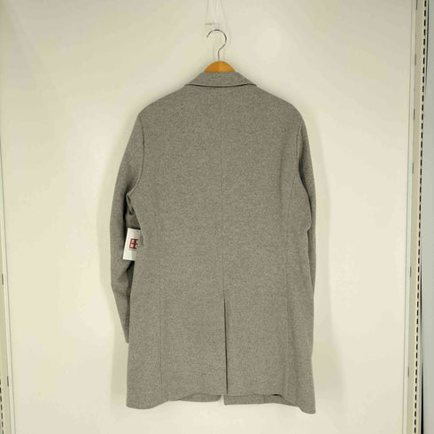 ブラックレーベルクレストブリッジ BLACK LABEL CRESTBRIDGE 裏地チェック ウールカシミヤ チェスターコート メンズ import:L