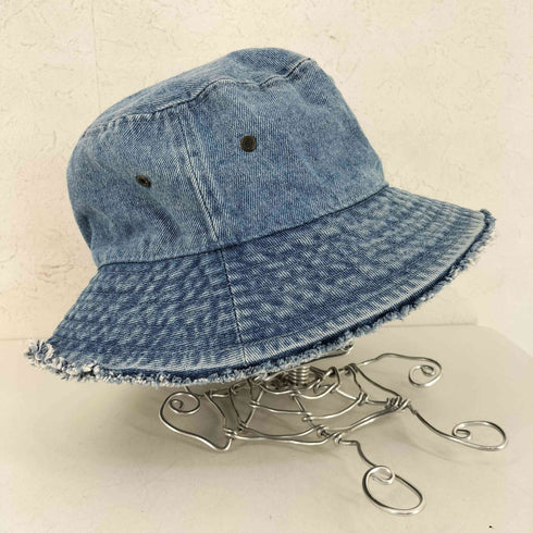 BODYSONG THE END- BAKETTO HAT 刺繍入り デニム カットオフ ハット メンズ