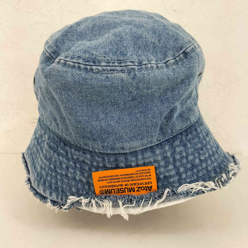 BODYSONG THE END- BAKETTO HAT 刺繍入り デニム カットオフ ハット メンズ