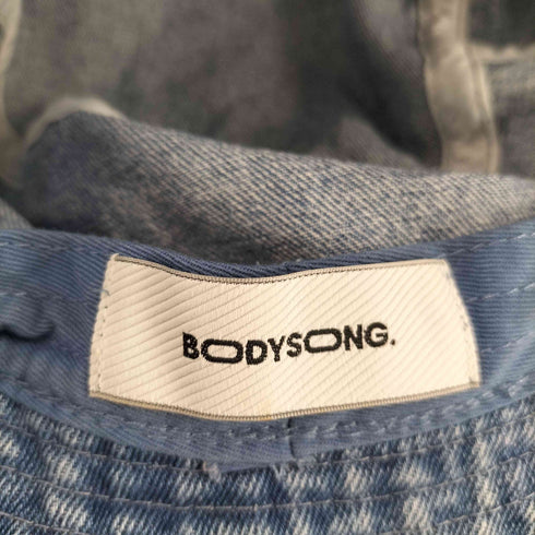 BODYSONG THE END- BAKETTO HAT 刺繍入り デニム カットオフ ハット メンズ
