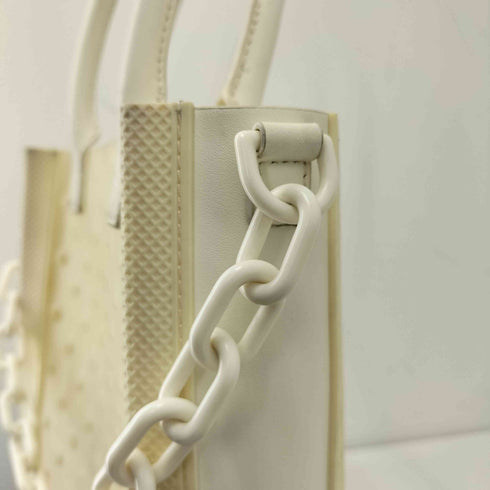チャールズアンドキース CHARLES&KEITH チェーンリンク トートバッグ レディース