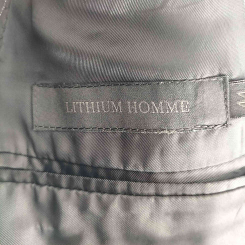リチウムオム LITHIUM HOMME MOHAIR WOOL NOTCHED MIDDLE 2B-JKT メンズ