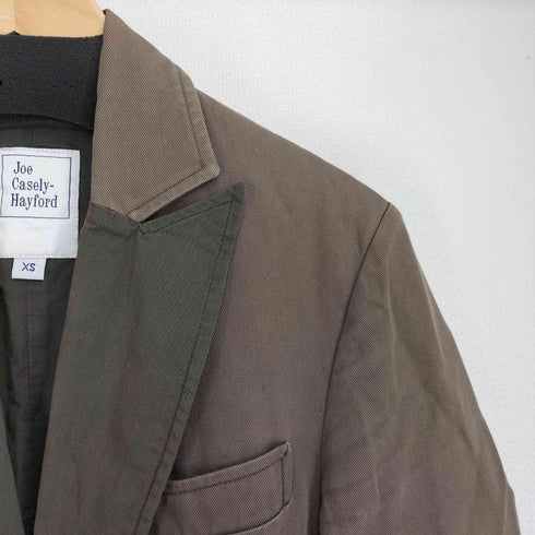 JOE CASELY HAYFORD 異素材切替 1Bテーラードジャケット メンズ import:XS