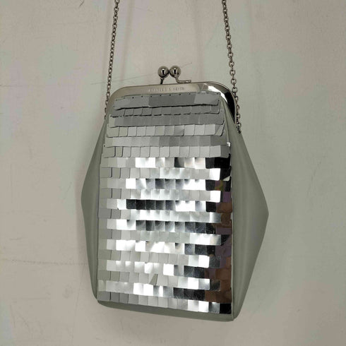 チャールズアンドキース CHARLES&KEITH DISC-EMBELLISHED CHAIN HANDLE POUCH レディース