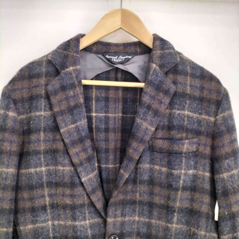 ジャーナルスタンダードトライセクト JOURNAL STANDARD TRISECT ナイロン混 チェックウールテーラードジャケット メンズ JPN:M