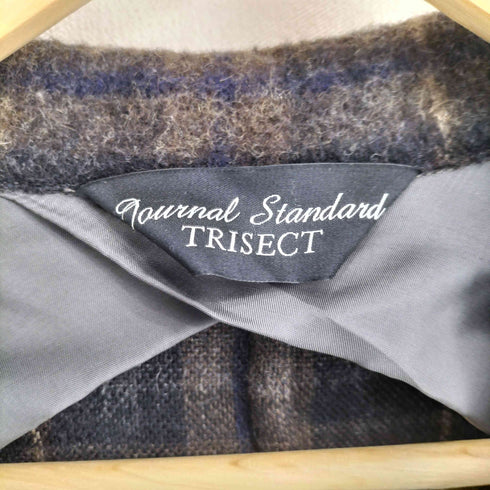 ジャーナルスタンダードトライセクト JOURNAL STANDARD TRISECT ナイロン混 チェックウールテーラードジャケット メンズ JPN:M