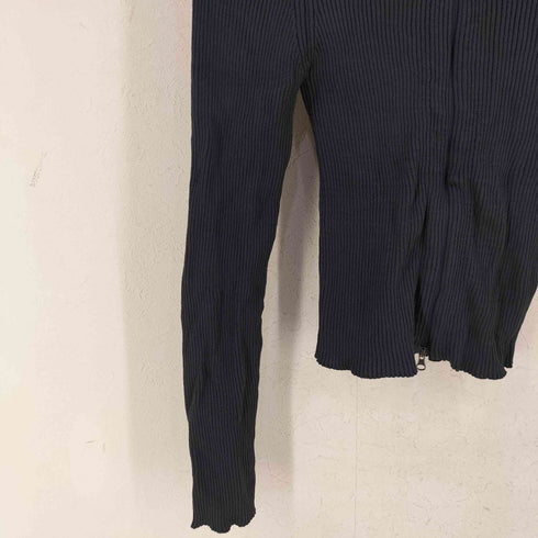 アモーメント amomento RIBBED MOCKNECK CARDIGAN レディース 0