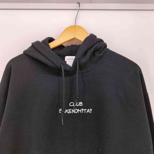 クラブサケノミタイ CLUB SAKENOMITAI 酒飲倶楽部 両面 プリント プルオーバー パーカー メンズ import:L