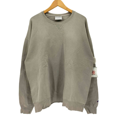チャンピオン Champion 無地 クルーネック スウェット 袖 目あり メンズ import:L
