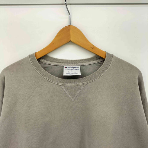チャンピオン Champion 無地 クルーネック スウェット 袖 目あり メンズ import:L