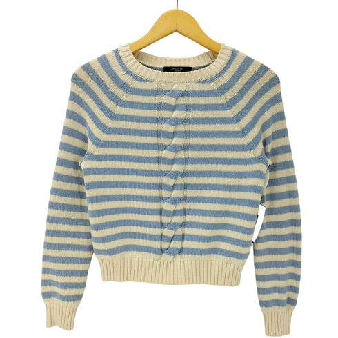 ウィークエンドマックスマーラ Weekend Max Mara ケーブル編み ボーダー ニット セーター レディース