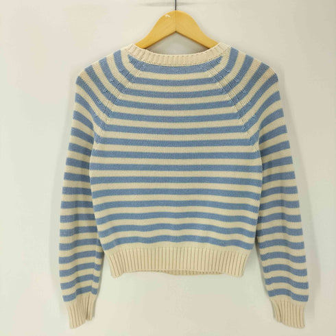 ウィークエンドマックスマーラ Weekend Max Mara ケーブル編み ボーダー ニット セーター レディース
