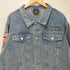 World Tour 2023 Logo Denim Jacket デニムジャケット バトルジャケット 刺繍ワッペン ハードロック ヘヴィメタル NWOBHM メンズ import:XL