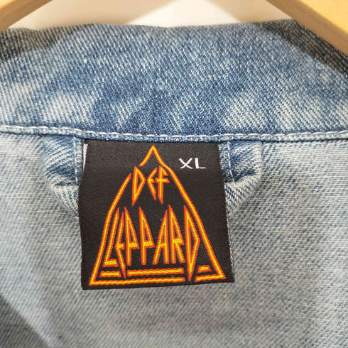 World Tour 2023 Logo Denim Jacket デニムジャケット バトルジャケット 刺繍ワッペン ハードロック ヘヴィメタル NWOBHM メンズ import:XL