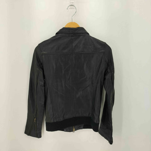 mva tram シープスキン リブデザイン シングルジャケット レディース XXS