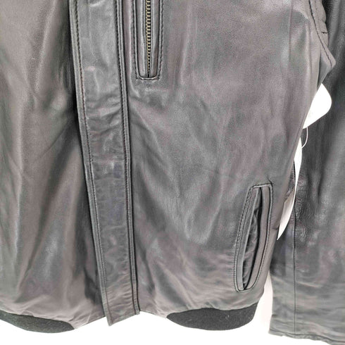 mva tram シープスキン リブデザイン シングルジャケット レディース XXS