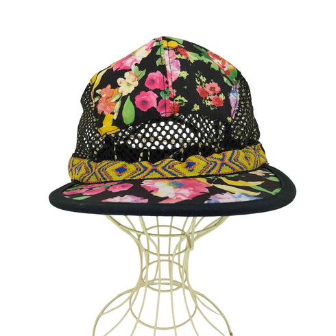 カブー KAVU USA製 トレイルランナー 花柄 メッシュ キャップ メンズ M