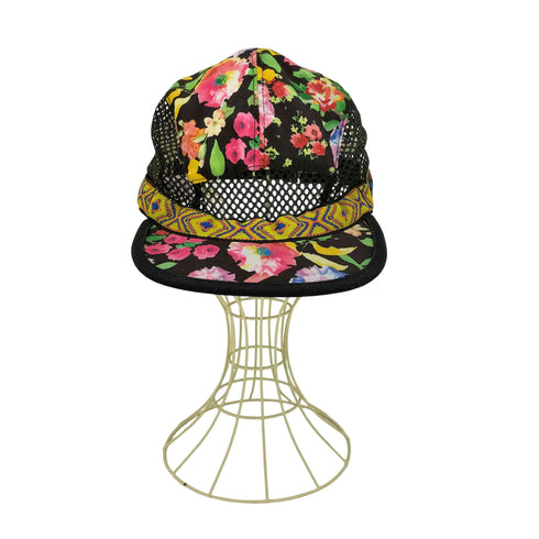 カブー KAVU USA製 トレイルランナー 花柄 メッシュ キャップ メンズ M