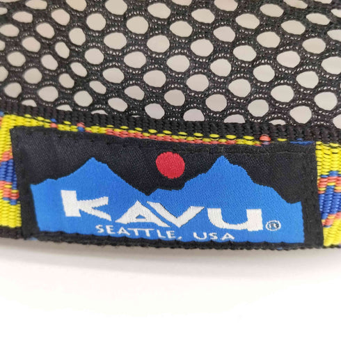 カブー KAVU USA製 トレイルランナー 花柄 メッシュ キャップ メンズ M