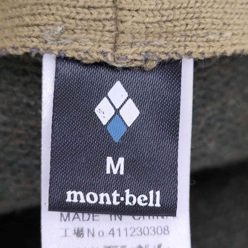 モンベル mont bell ウールニット ビルキャップ メンズ M