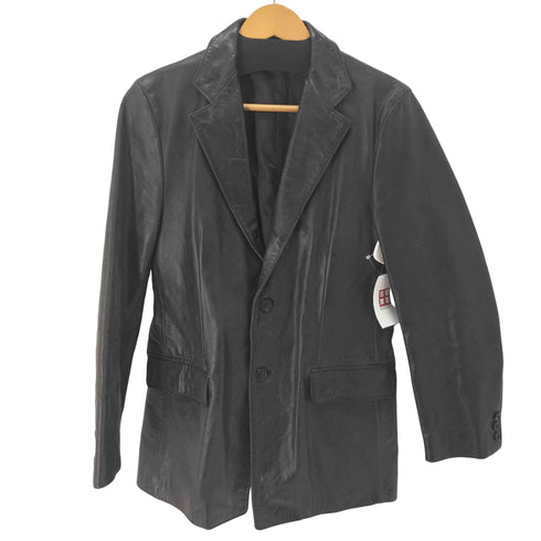 ドモン DOMON 牛革 レザーテーラードジャケット メンズ import:M