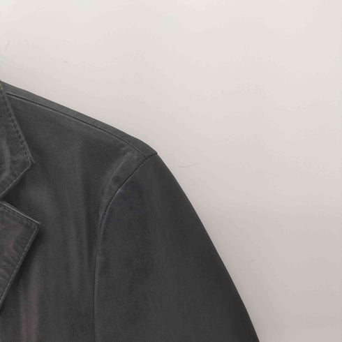 ドモン DOMON 牛革 レザーテーラードジャケット メンズ import:M