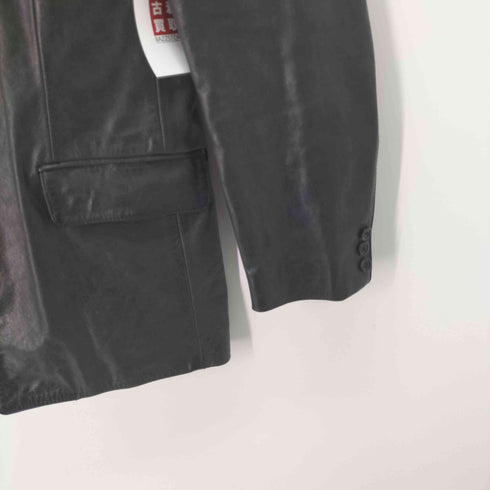 ドモン DOMON 牛革 レザーテーラードジャケット メンズ import:M