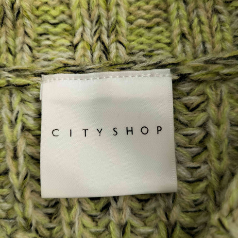 シティショップ CITYSHOP ハイネック ケーブル ニットワンピース レディース FREE
