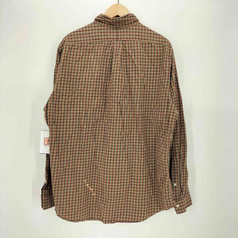 ラルフローレン RALPH LAUREN CUSTOM FIT ポニー 刺繍 チェック L/S ボタンダウン シャツ メンズ import:XL