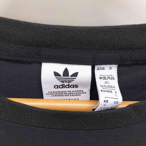 アディダスオリジナルス adidas Originals PRIMEBLUE トリコロール クロップド Tシャツ レディース JPN:L