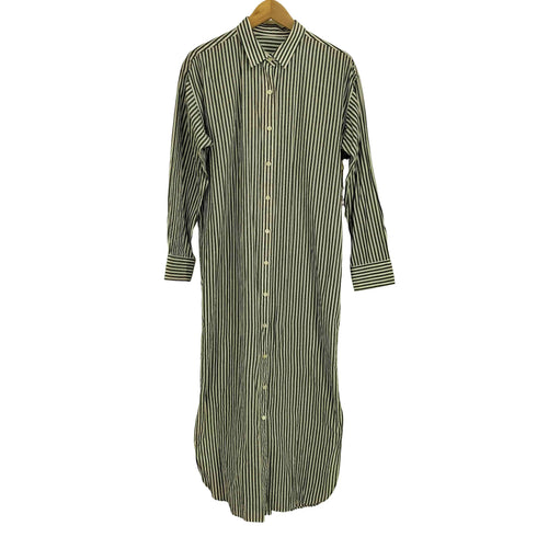 プラージュ PLAGE wash out シャツワンピース コットンリネン ストライプ レディース FREE