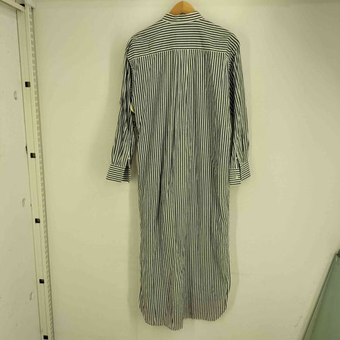 プラージュ PLAGE wash out シャツワンピース コットンリネン ストライプ レディース FREE