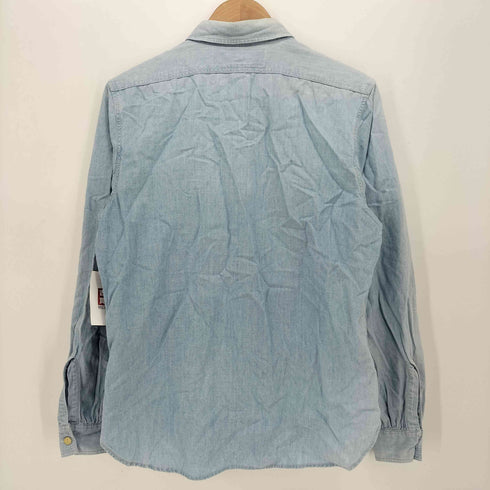 レッドキャップ RED KAP マチ付き シャンブレー L/S ワーク シャツ 猫目ボタン メンズ import:M