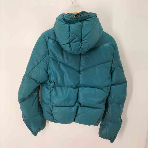 TASS STANDARD 山羊革 レザー ダウンジャケット メンズ import:M