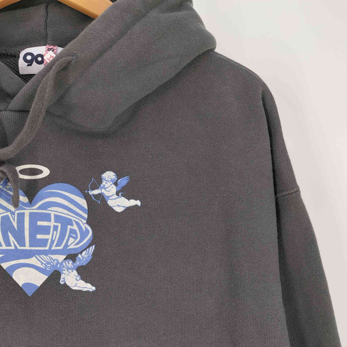 ナインティナインティ 9090 Tiger-pattern Angel Hoodie レディース JPN:M