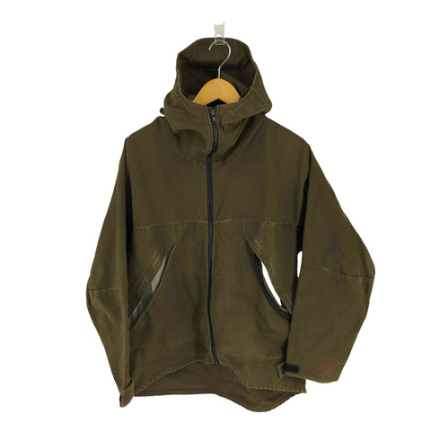 feathered friends USA製 ダック地 ジップアップ パーカー メンズ import:S